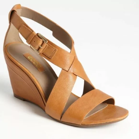Ecco clearance tan wedges