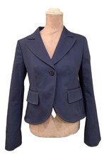 Jill Sander Navy Cropped Blazer Size 38 Eu 10 Uk