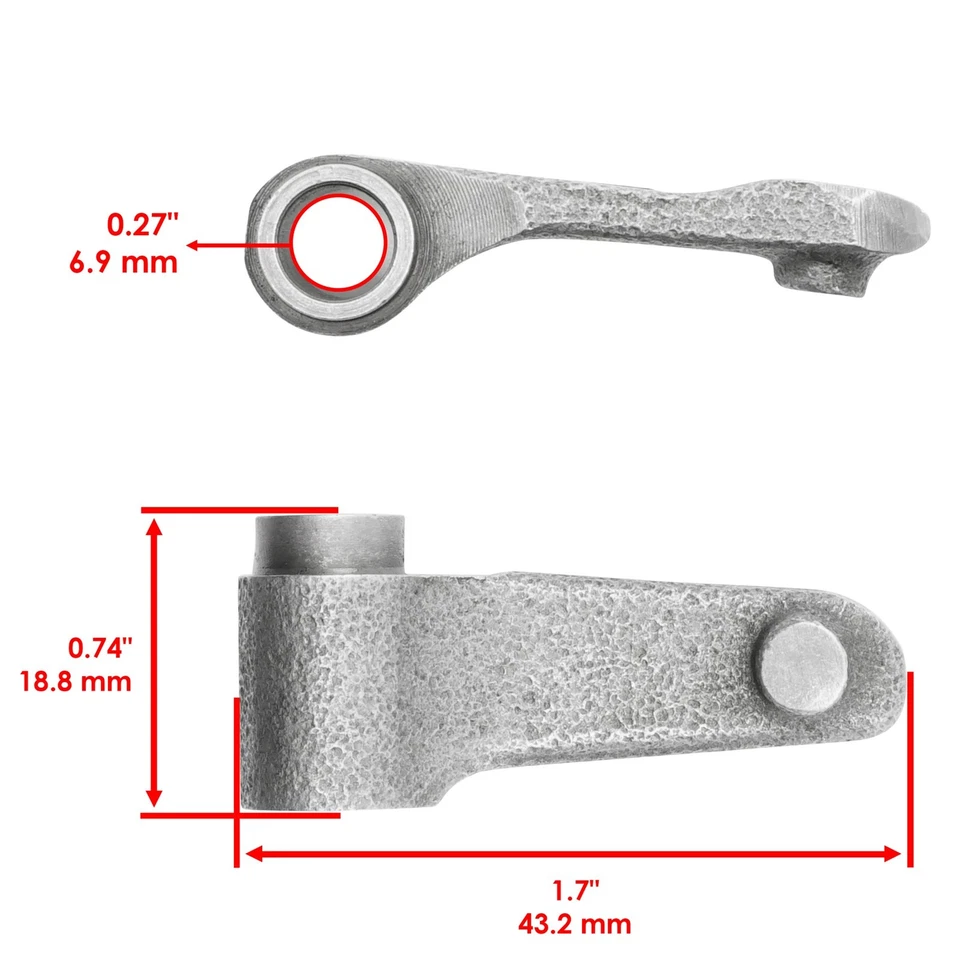 Brazo basculante de válvula de escape y admisión Caltric para Honda XL600R 1983 1984 1985 1987 Foto 2 de 4