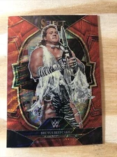 Brutus The Barber Beefcake 2023 Panini Select WWE Concourse Red Wave Prizm #97