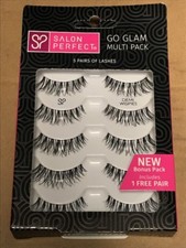 Salon Perfect Be Natural Multi Pack Eyelashes, Demi Wispies Black, 5 Pairs