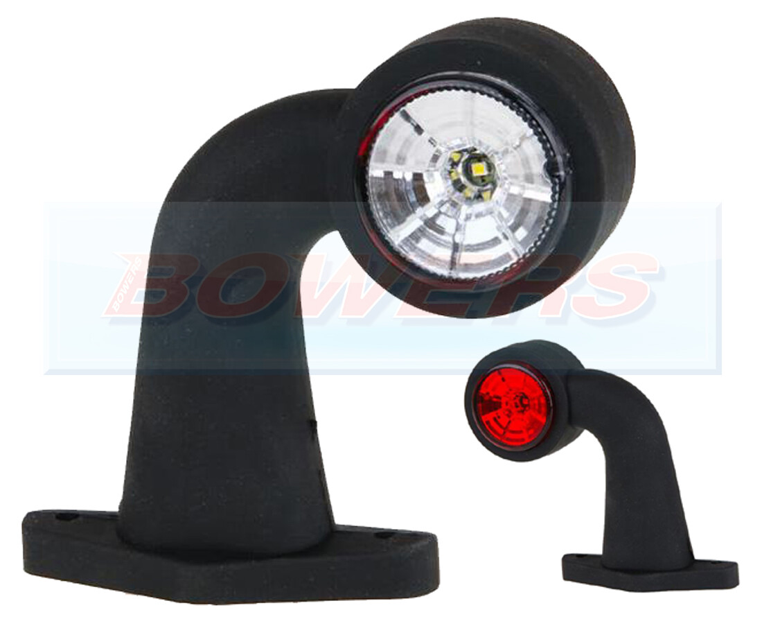 1x LED RED WHITE SIDE END MARKER LIGHT FOR IFOR WILLIAMS INDESPENSION TRAILERS