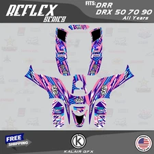 Graphics Kit for DRR DRX50 DRX70 DRX90 Reflex Series - Purple