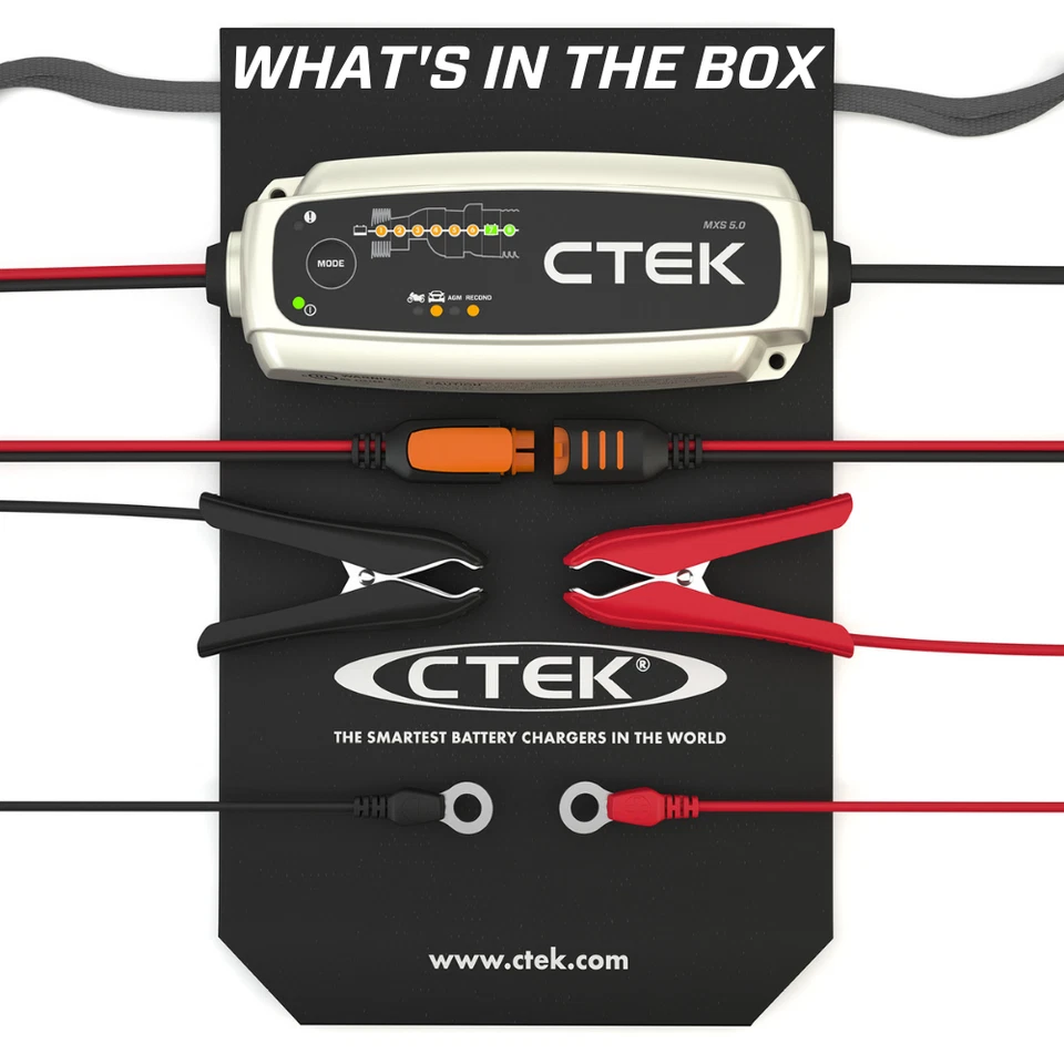 CTEK 40-206 - MXS 5.0 Battery Charger- Unboxed Unit - Image 2 of 4