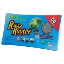 General Hydroponics Rapid Rooter Plant Starter Plugs 50 Pk TRAY clones seeds 420