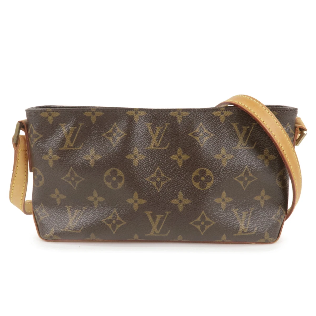 Auth Louis Vuitton Monogram Trotteur Shoulder Cross Body Bag M51240