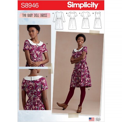 SIMPLICITY 8946 BABY PUPPENKLEIDER FEHLT Schnittmuster Größen 6-14 & 14-22