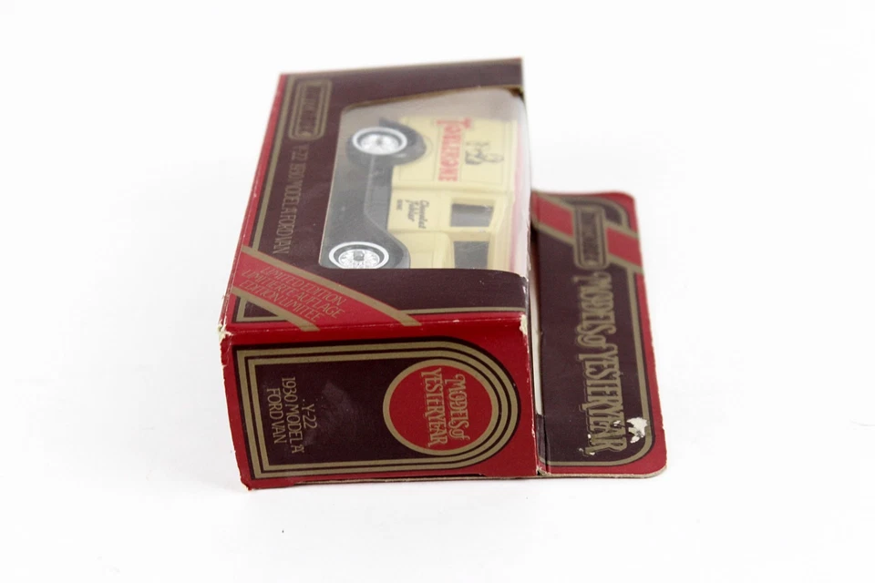 Matchbox Models Of Yesteryear Toblerone Y-22 1930 Model A Ford Van in Box - Image 4 of 4