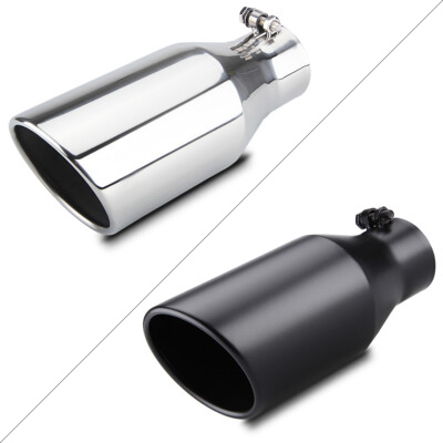 Diesel Exhaust Tip 3'' Inlet 5'' Outlet 12'' Long  Stainless Steel Bolt On