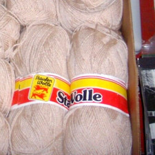 2 NEW STAUFEN-WOLLE TAPESTRY/ NEEDLEPOINT YARN TAN COLOR FREE SHIPPING