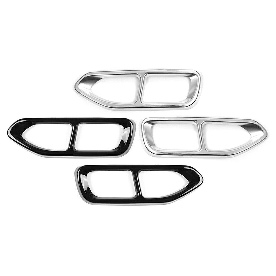 2x Tail Muffler Exhaust Pipe Output Cover Trim Fits BMW 7 Series G11 G12 2016-18 - image 4 of 4