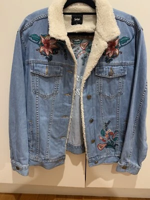 sports girl denim jacket