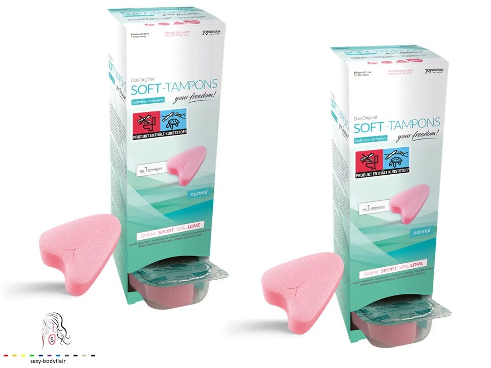 ♥ 20 Soft Tampons normal Joydivision 2x10 Sport Wellnes Sauna Schwimmen