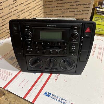 Volkswagen 6 2003-2009 Radio AMFM CS CD Player Monsoon Code Included 3B7035180G
