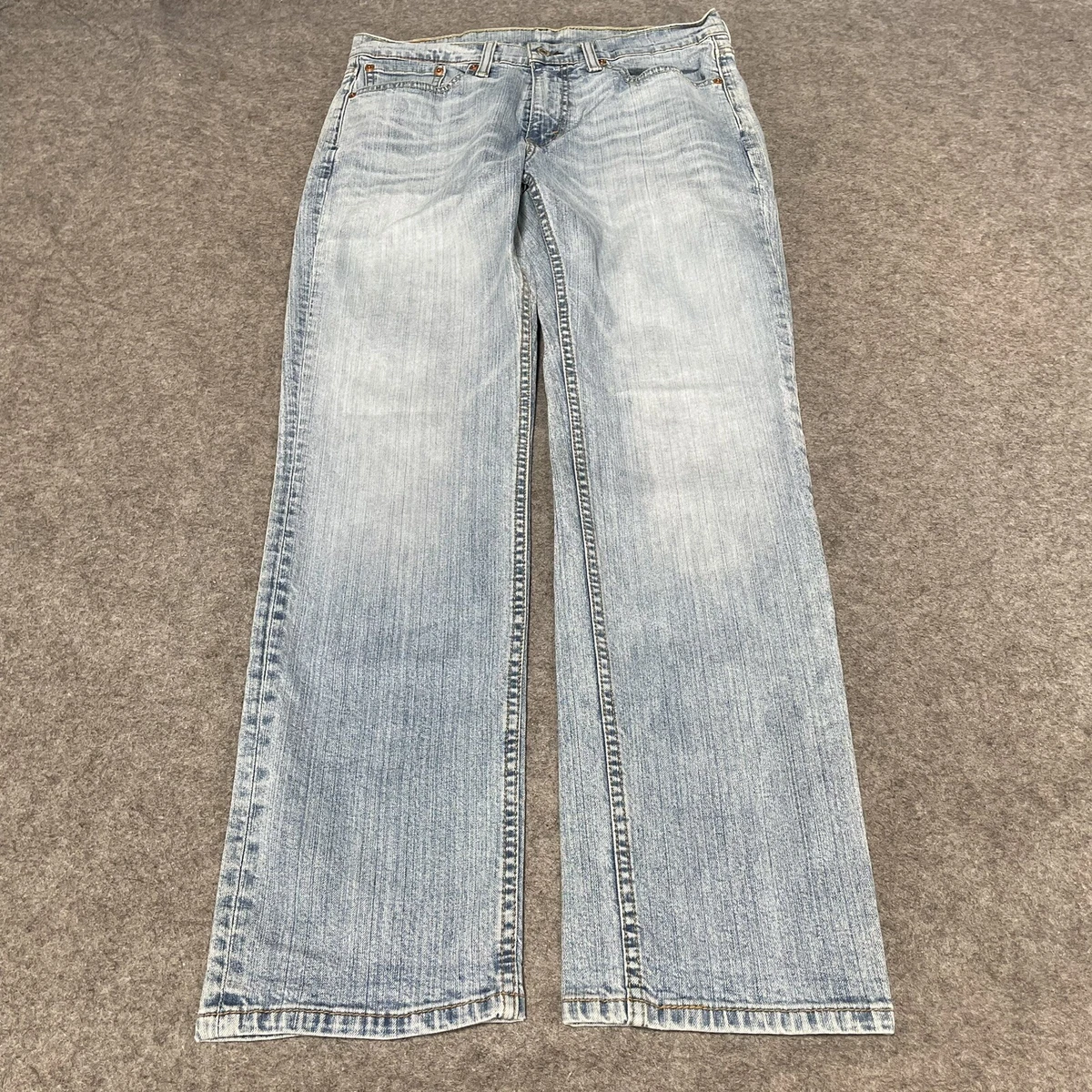 LEVIS 514 Mens 32 Jeans Blue Straight Slim Denim Stretch W32 L30