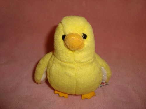 Webkinz Ganz Lil Kinz Canary Yellow Bird Plush Beanbag 4.5" Tall No Code