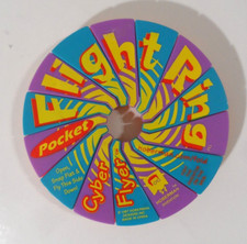 Vintage 1997 Flight Ring Pocket Cyber Flyer Toy by Hoberman Invention