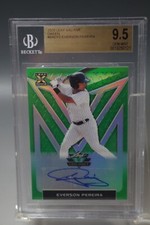 EVERSON PEREIRA 2020 LEAF VALIANT #BA-EP2 BECKETT 40/99 CARD AUTOGRAPH GRADED