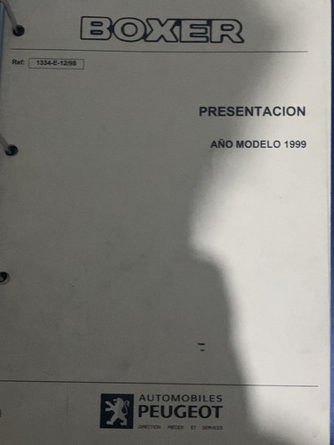 Manuales De Taller PEUGEOT BÓXER MK1 - Imagen 13 de 17