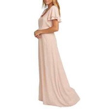 Show Me Your MuMu Michelle Bridesmaid Dress Long Large Floor Length Blouson