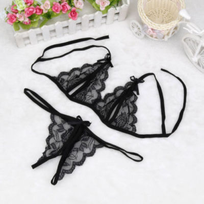 Slip Tanga + BH Damen Women Girl Dessous Unterwäsche Sexy Underwear Weihnachten