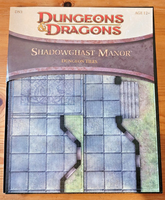 Shadowghast Manor: Dungeon Tiles DN3 - WOTC - Unpunched.