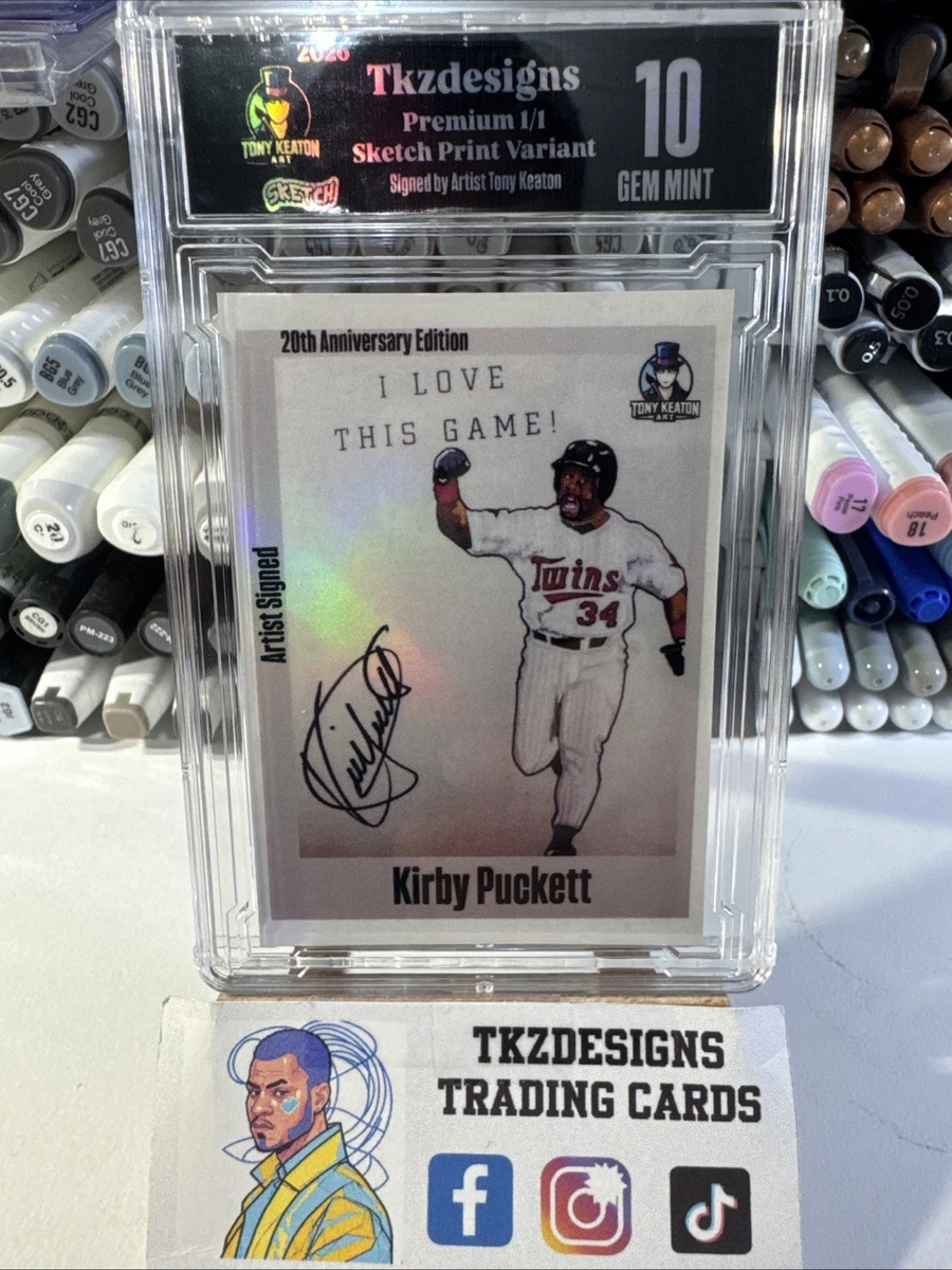 Kirby Puckett Autographed Baseball Cards for sale | eBay