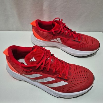 Adidas Adizero SL Herren-Laufschuhe   rot/weiß   UK-Größe 10   HQ1346