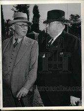 1936 Press Photo Papke's Manager Tom Jones & Fight club operator Dan Arnold
