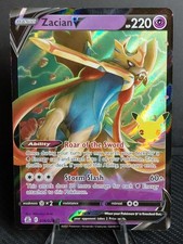Pokemon TCG Zacian V 016/025 Celebrazioni 25° Anniversario Holo Card Stamp NM/