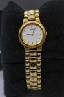 Vintage Seiko Ladies Quartz Watch Gold Tone New Battery 1995