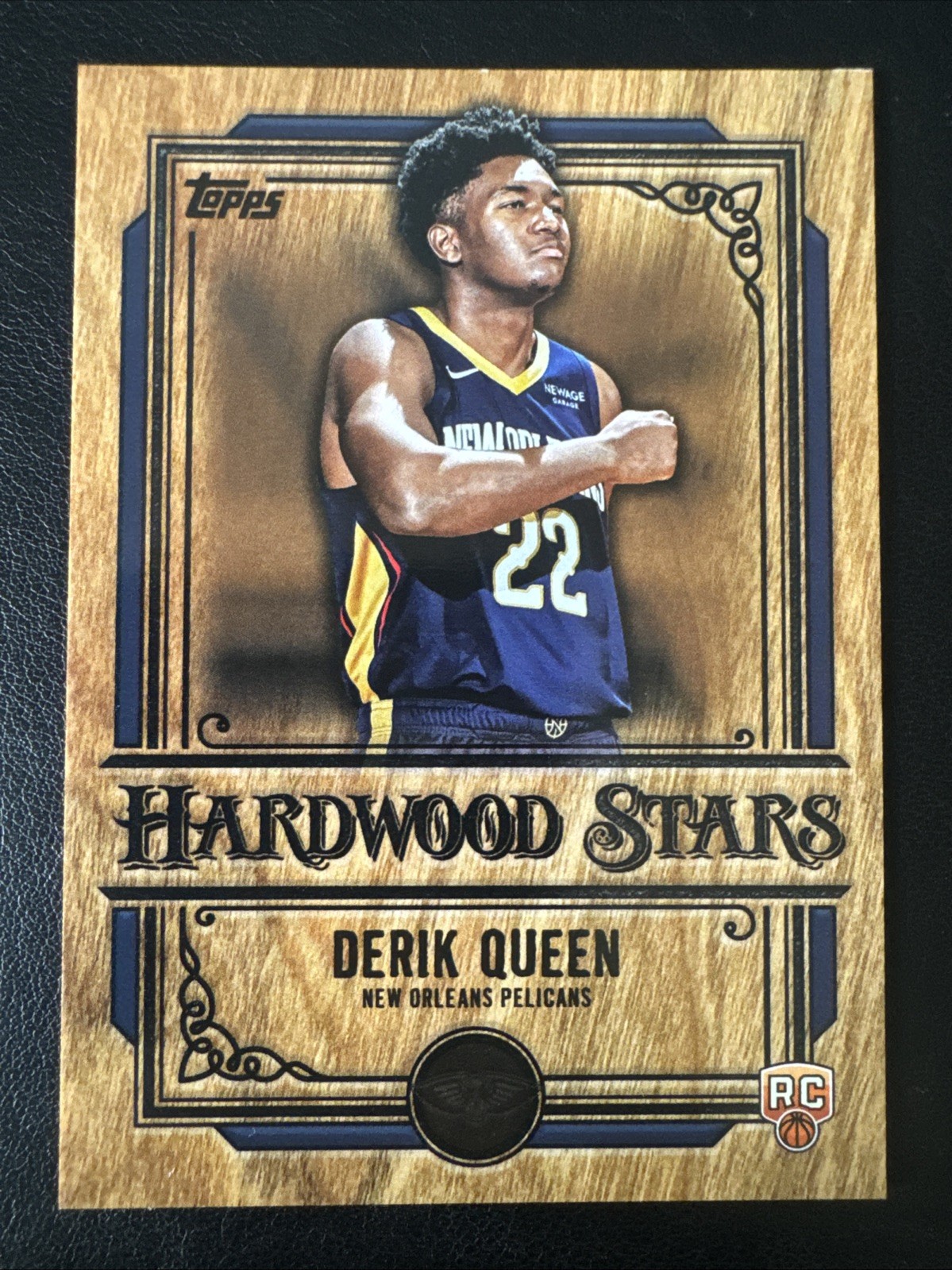 2025-26 Topps Basketball New Orleans Pelicans RC Derik Queen Hardwood Stars SSP