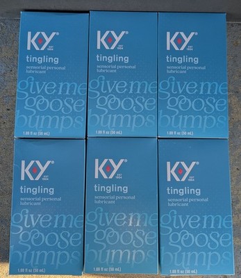 6 KY Tingling Sensorial Personal Lubricant Give Me Goose Bumps | eBay