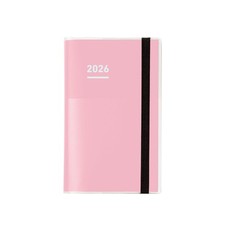 Kokuyo Jibun Techo mini First Kit Planner 2026 Monthly/Weekly B6 Slim Pink Ni-JF