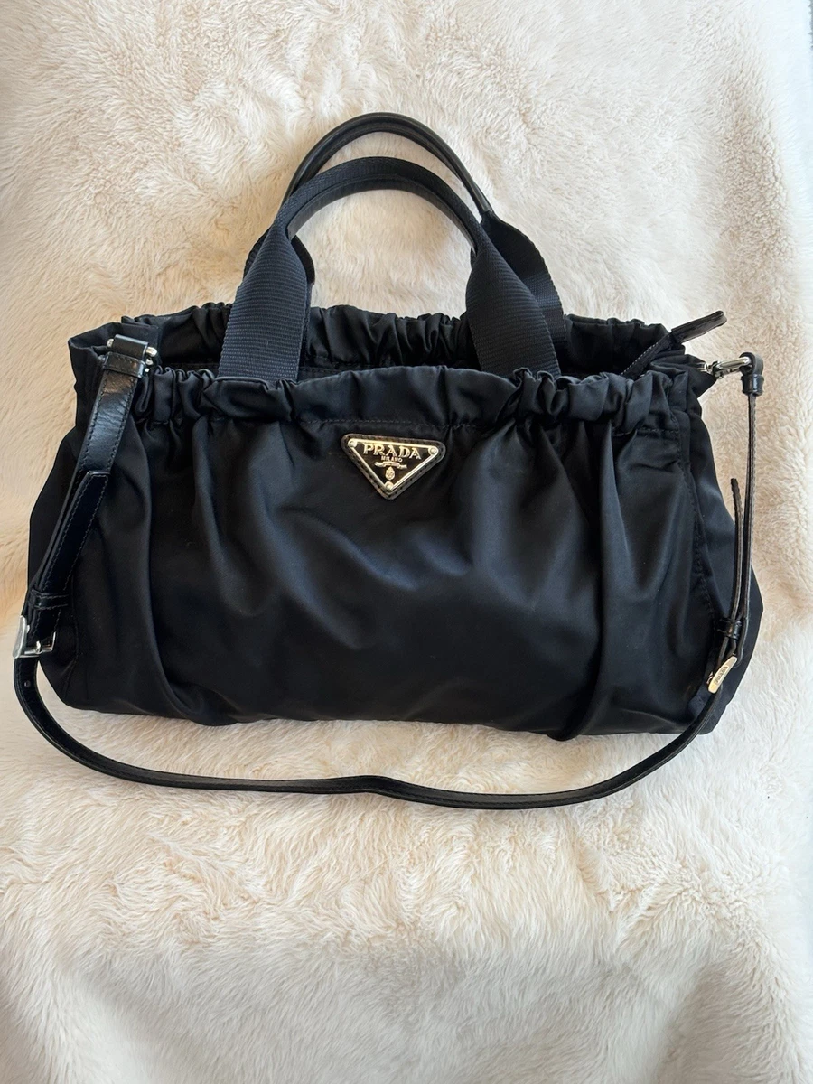 PRADA Tessuto Nylon Exterior Tote Bags & Handbags for Women for
