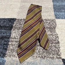 Atto Vannucci Italy Used Necktie Tie Ties Mens Unisex SILL Multicolor Luxury #36