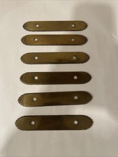 6 Hickory Southwest Lodge Blackened Brass Medallion 3"cc Handle Backplate5 3/8&rdquo;