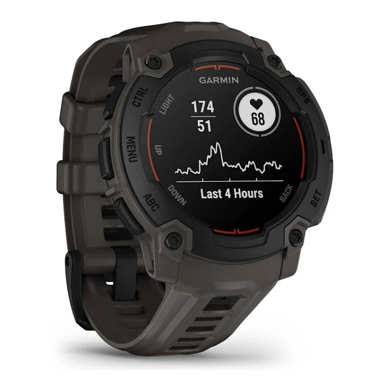 Garmin Instinct E 2,29 cm (0.9") MIP 45 mm Digitale 176 x 176 Pixel Nero GPS (sa - Immagine 3 di 4