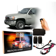 Remote Start Keyless Entry Kit For 2003-2006 GMC Sierra 2500 HD - Semi-Plug-n-P