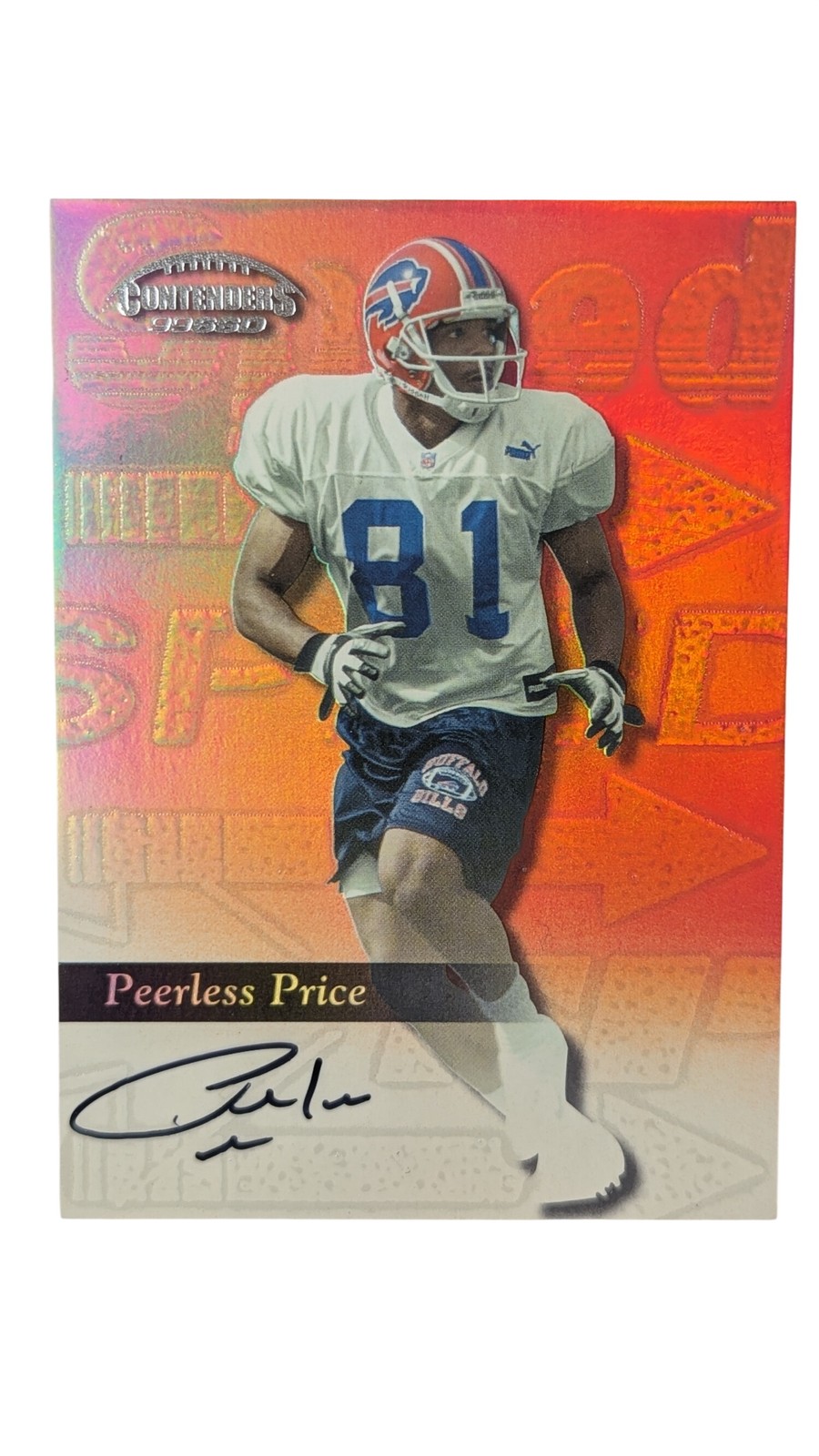 Peerless Price Playoff Contenders #165 Speed Red-Autograph