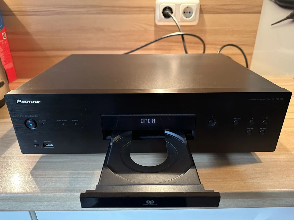 Pioneer PD-50 Super Audio, High-End CD-Player, Schwarz, DAC HighRes - Bild 4 von 4