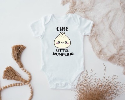 Süße kleine Knödel Baby Weste/Grow, lustige Baby Knödel Essen Kleidung/Body