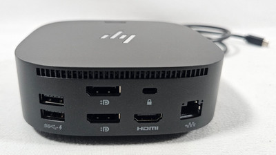 HP 5TW13UT#ABA Docking Station Dual Display 120W HDMI DisplayPort USB RJ45 USB-C