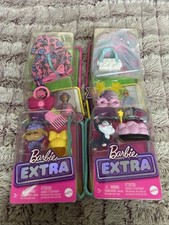 2 barbie extra accessories One With Cat , One With Dog