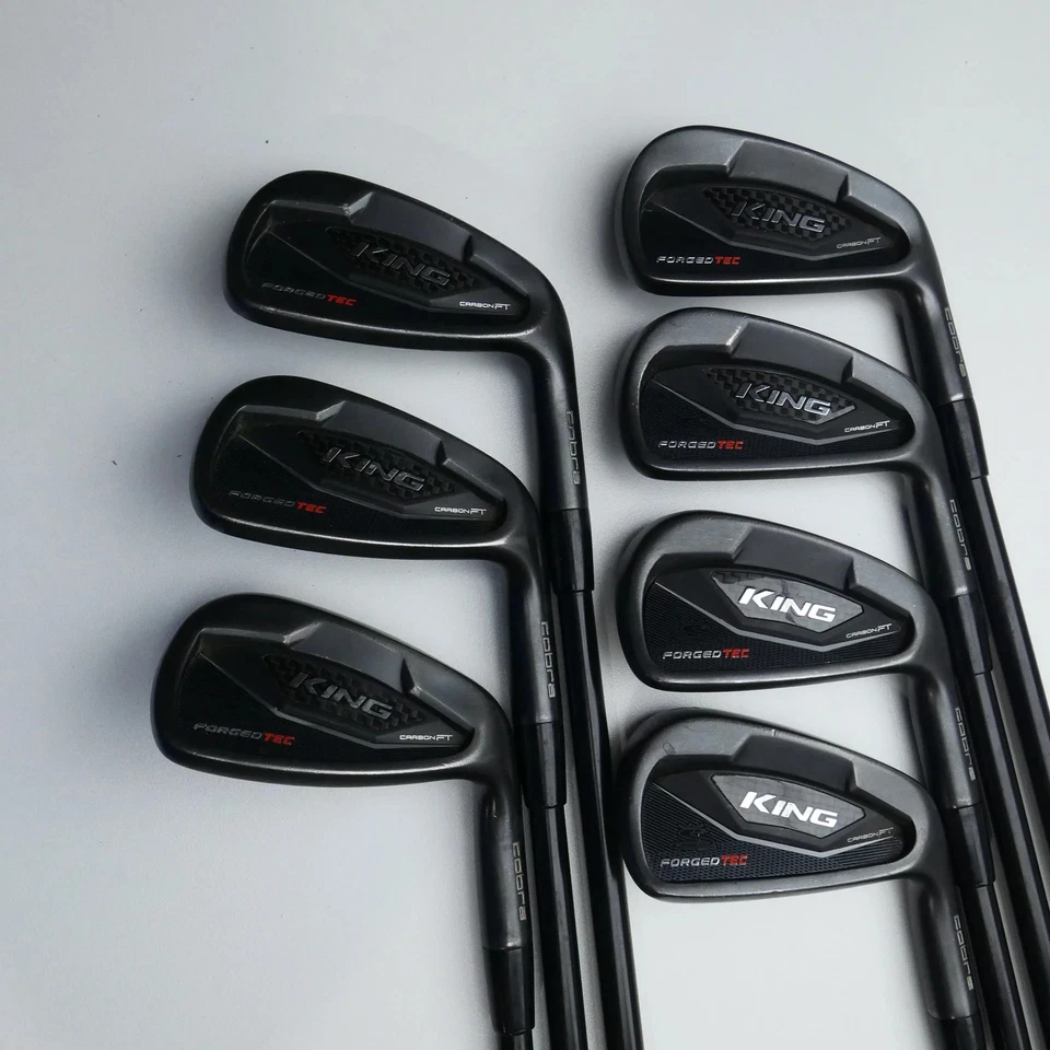 Used Cobra King Forged Tec Black Iron Set / 4 - PW / Regular Flex - Image 2 of 4