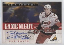 2011-12 Pinnacle Game Night Signatures /75 Zac Dalpe #46 Auto 2d8