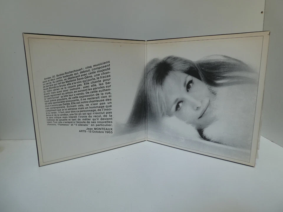 DALIDA DE BAMBINO A IL SILENZO GATEFOLD LP VINYL BARCLAY RECORD FRANCE PRESS - Image 4 of 4