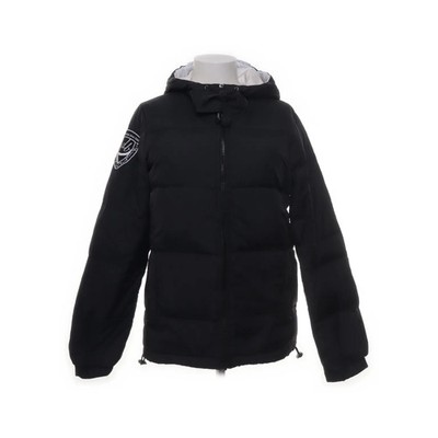 D.B, Daunenjacke, Damen, Größe: M, Schwarz/Weiß, Daune/Feder/Nylon #T7q