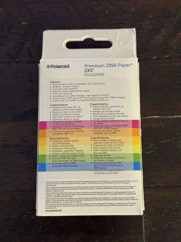 Polaroid 2x3ʺ Premium ZINK Zero Photo Paper 50-Pack - Compatible with Polaroi... - Image 2 of 2