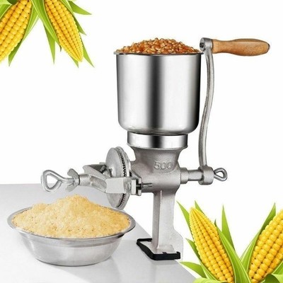 Manual Hand Cast Iron Corn Mill Grinder Crank Grains Oats CornAll Kinds of Grain